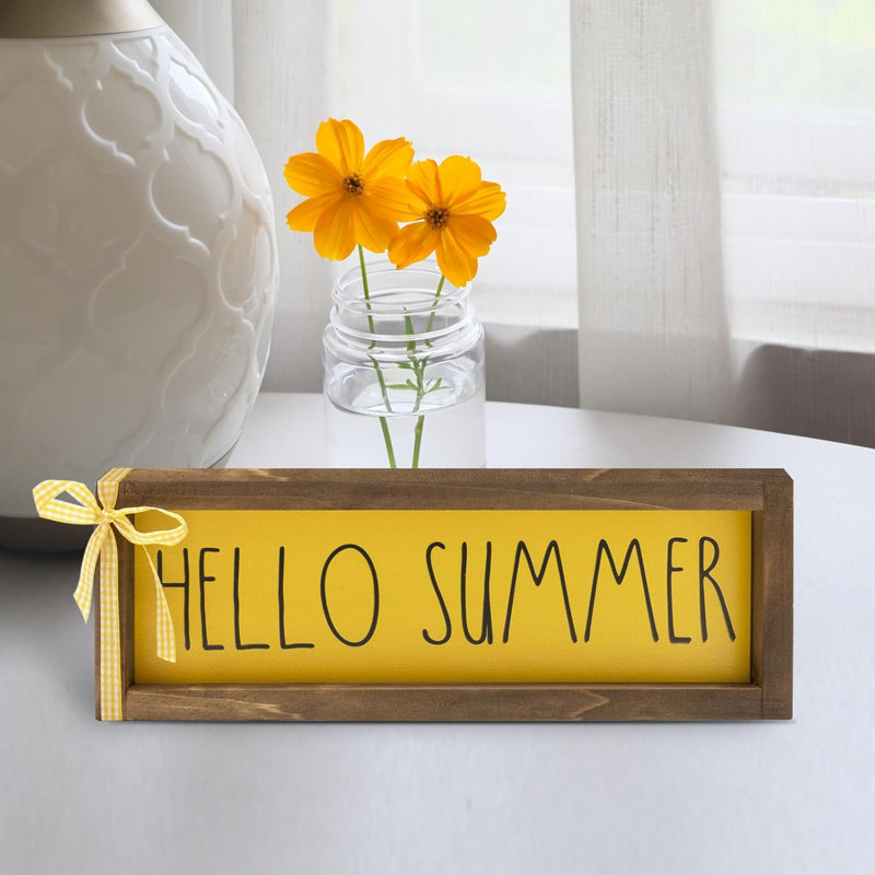 Décorations estivales pour la maison Hello Summer