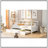 Twin Size Daybed Wood Bed With Twin Trundle, Solid Pine Construction, Space-Saving And Multi-Functional Design For Modern Homes-773274111