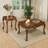 Cherry Oak Coffee Table With Claw Leg