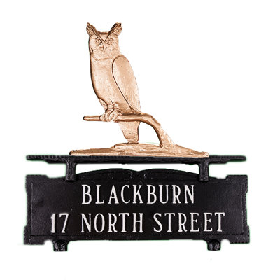 Metal Mailbox Sign