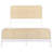 Open Cane Webbing Metal  Bed