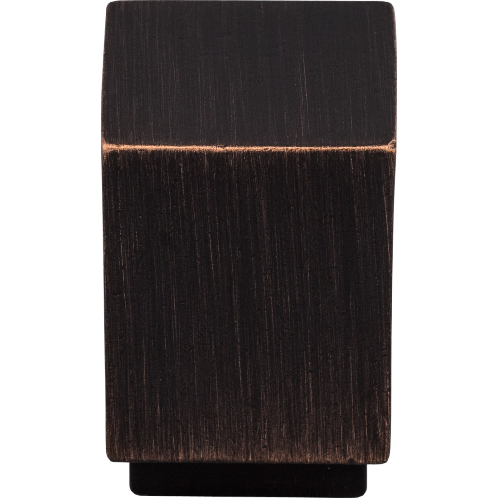 Linear 3/4" Length Square Knob, Tuscan Bronze