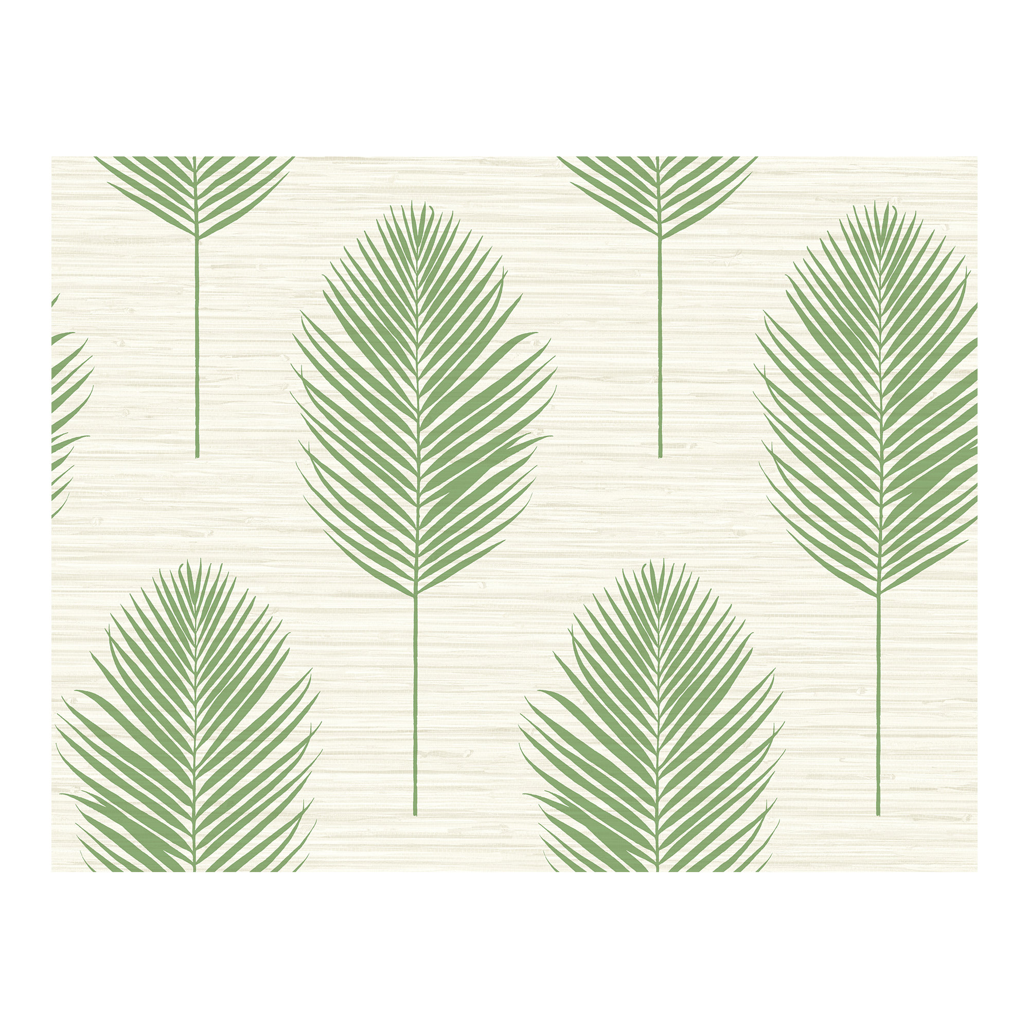 Mclaurin Fern 27' L x 27" W Wallpaper Roll, Green