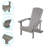 Armenio Outdoor Adirondack Chair-1156366555