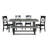 Amarapal 6 - Person Double Pedestal Dining Set-1629946070