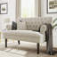 Skylah 58.27" Linen Recessed Arm Loveseat