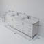 Meuble-lavabo double l 84 po x P 22 po et miroirs 34 po.-255265298-196450959