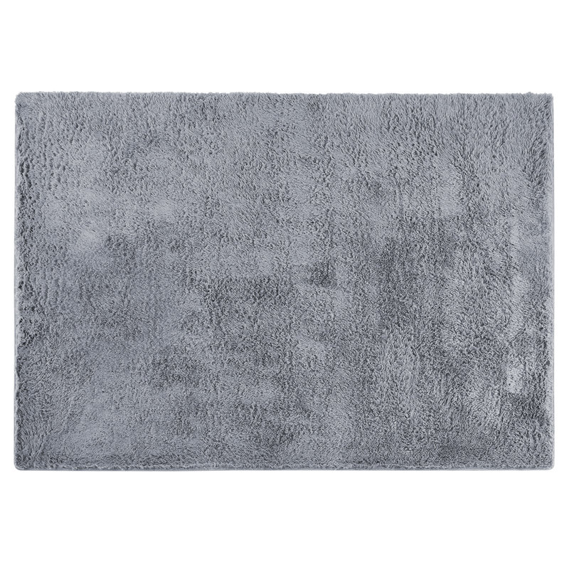 Machine Tufted Shag Area Rug, Rectangle 60 x 110 cm