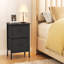 Braelon 42cm W Metal Bedside Table-1864672823