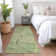 Premium Machine Washable Prisco Green Rug