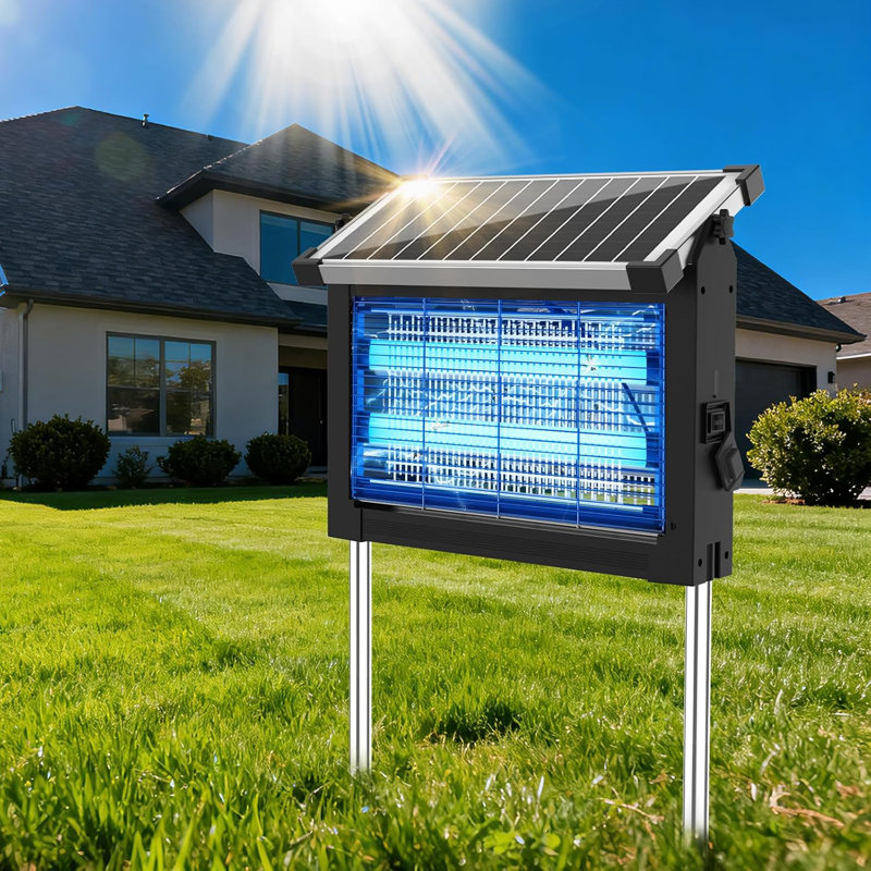 Lampe solaire d'extérieur Bug Zapper, imperméable pour patio et jardin