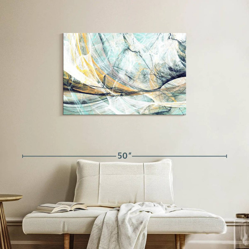 Avery Wispy Dynamic Abstract, 24" H x 36" W