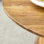 Table basse ronde en bois aggloméré