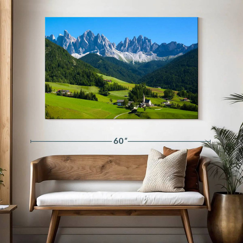 Village d'Alvord à Santa Maddalena, H 34 po x l 51 po