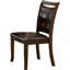 Ensemble de 2 chaises d'appoint de salle à manger transitionnelles