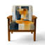 Chaise rembourrée à formes abstraites - Fauteuil Line-Dance-264857795