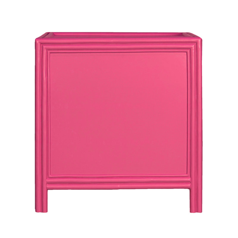 Clara Collection 1 - Drawer Nightstand, Hot Pink