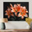 Orange, lis noir, printemps, photo III, lys, art mural, salon-849608778-849608818