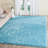 Franklynn Shag Hand Tufted Performance Solid Color Rug-15106205