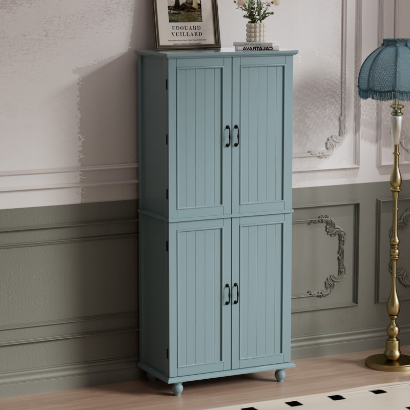 70.9'' Kitchen Pantry, Blue