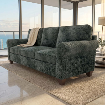 Classic Velvet Sofa with Custom Fabric Options and Fast USA Shipping