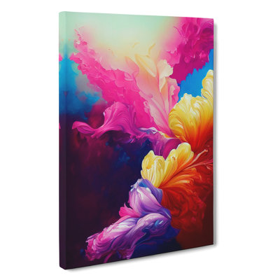 Floral Explosion No.1 - Wrapped Canvas Print