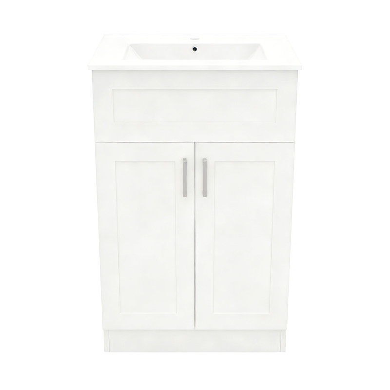 510mm Single Bathroom Vanity with Undermount Ceramic Basin