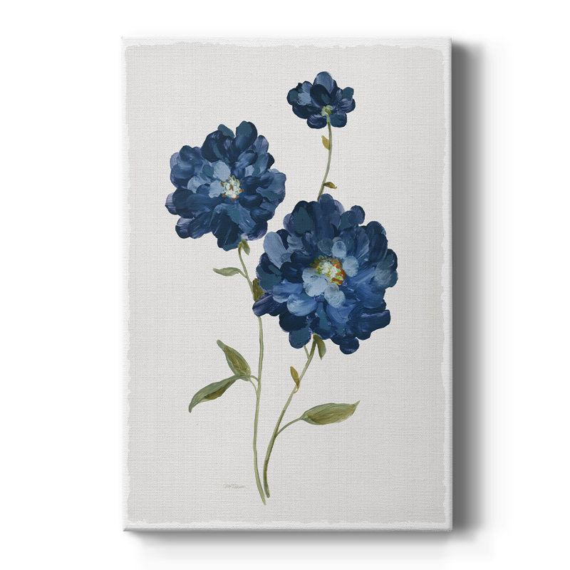 Blue Mums - Gallery Cavas sur mesure, H 27 po x l 18 po