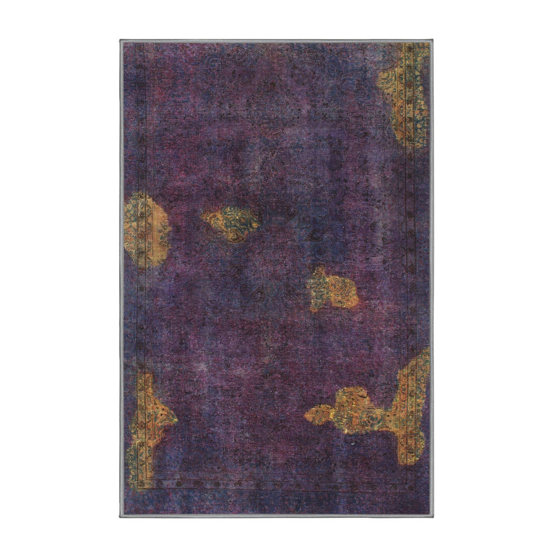 Stormstown Wool Abstract Indoor Rug, Rectangle 7' x 9'
