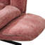 Chaise de bureau pivotante réglable avec accoudoirs réglables à 5 vitesses, chaise de bureau d'ordinateur ergonomique en tissu chenille moderne pour bureau à domicile, maquillage, chambre à coucher-130154707