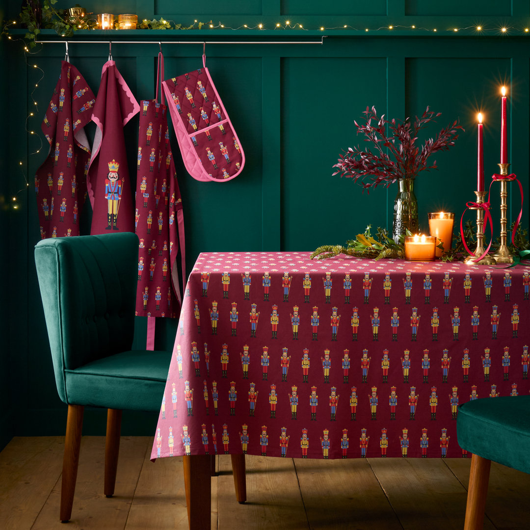 Christmas Nutcracker Cotton Table Cloth