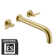 High Flow Rate Extra Long Spout Double Handle Wall Mounted