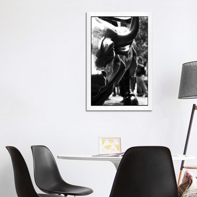 Wall Street Bull Close-up 1 Piece Wall Art on Canvas