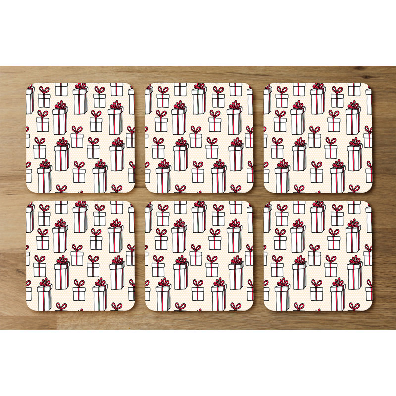 Square 6 Piece Coaster Set