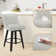 Makiba Swivel Solid Wood 26'' Counter Stool