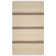 Grice Hand Woven Wool/Cotton Striped Rug in Beige