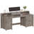 Farmhouse 63" Executive Desk, Wood Computer Desk With Drawers And Storage Cabinet, Home Office Desk With File Drawer And Monitor Stand, Wood Desk For Work Study Writing-706719275