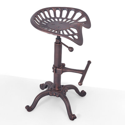 Tabouret de bar pivotant à hauteur ajustable Elinna