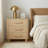 Lumo 3-Drawer Dresser with Wood Rounded Legs