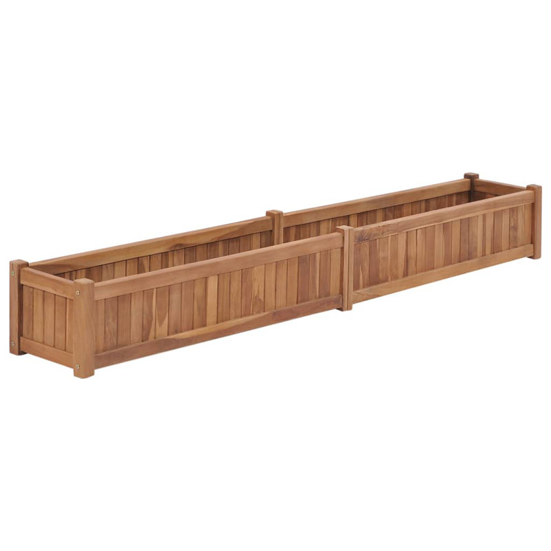 Claudio Wood Raised Garden Bed, 25cm H x 200cm W x 30cm D