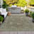 Machine Washable Indoor/Outdoor Xhevrie Olive Rug-112132110