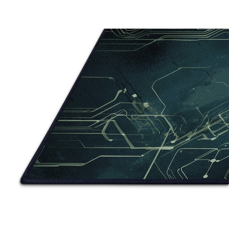 Void Nexus Rug, Square 6'