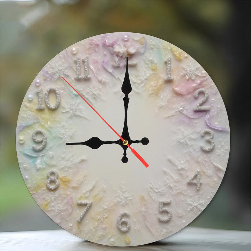 Horloge de Noël avec père Noël et pain d'épices