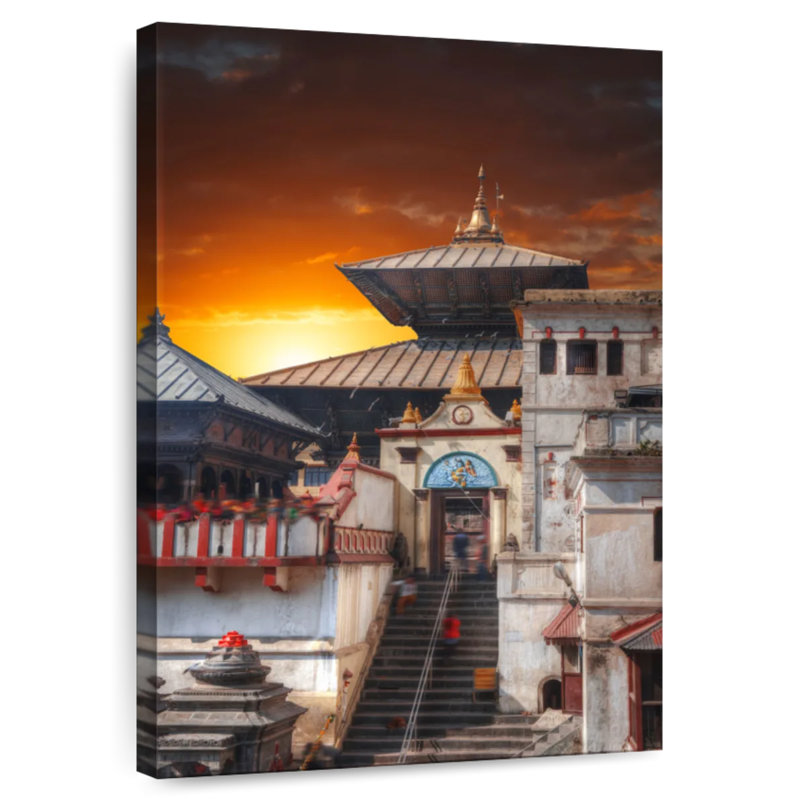 Lilie Pashupatinath Temple, 24" H x 16" W