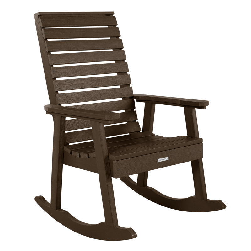 Chaise berçante en plastique Midwest, Gland vieilli