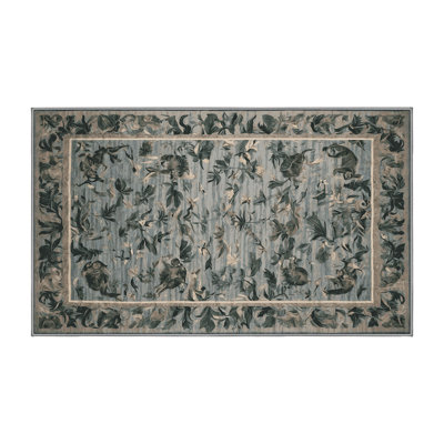 Machine Washable Brown Area Rug
