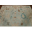 Tapis bleu clair clair teint à la main Oushak 8 x 10