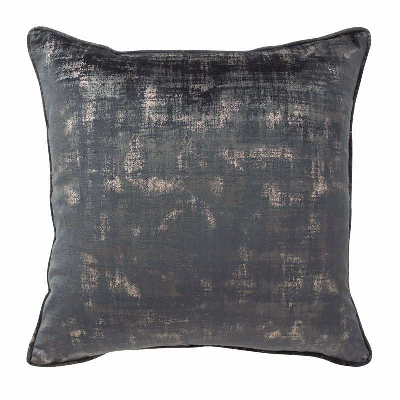 Morphew Abstract Square Cushion, Grey