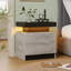 49cm W Manufactured Wood Bedside Table-1637568082