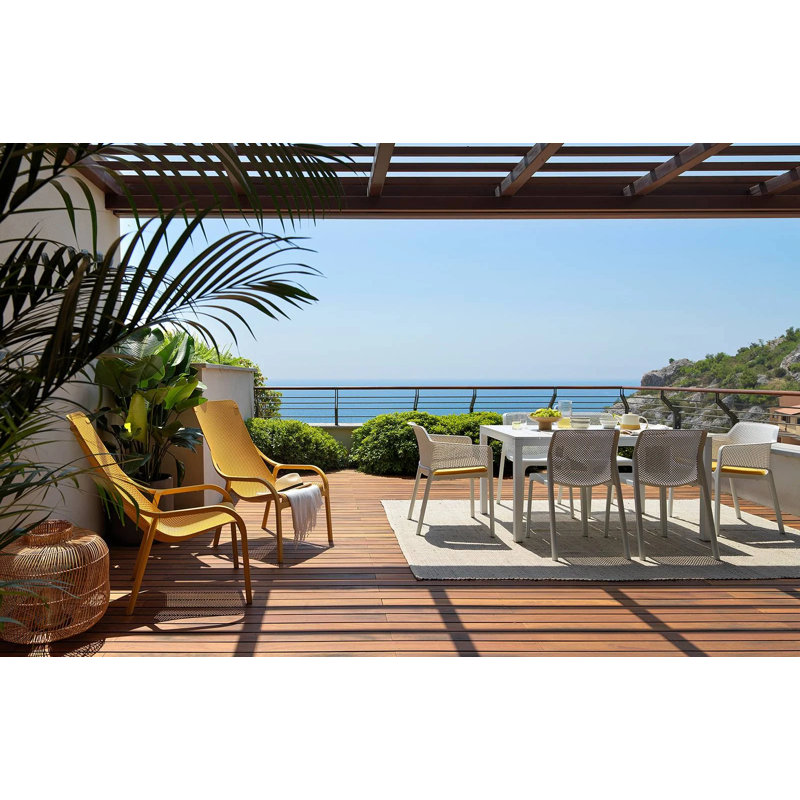 Net Outdoor Lounge Chair, Willow